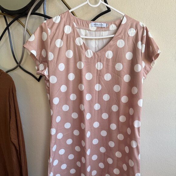 Misslook Polka Dot Dress - Size M - Picture 2 of 9